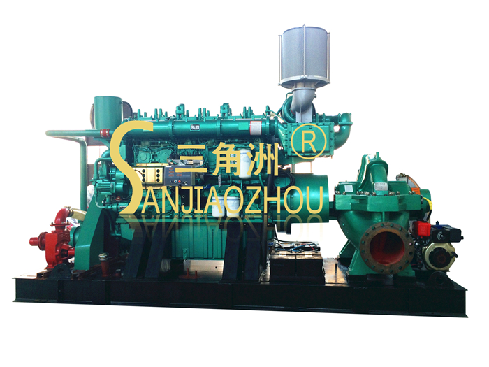 柴油機雙吸泵組